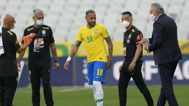 Pertandingan Brasil Vs Argentina Dihentikan Otoritas Kesehatan