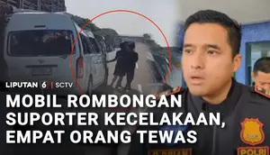 Mobil Rombongan Suporter PSS Sleman Kecelakaan, Empat Orang Tewas