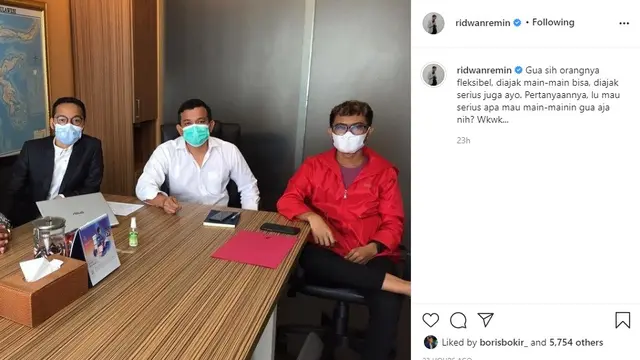 Ridwan Remin (Foto: Instagram/@ridwanremin)