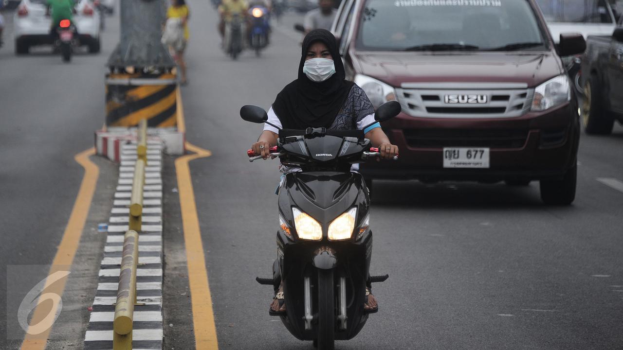 20151005-Parah, Kiriman Kabut Asap Indonesia Sampai ke Thailand