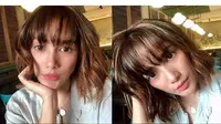 Ussy Sulistiawaty memamerkan model rambut barunya (Dok.Instagram/@ussypratama/@https://www.instagram.com/p/BvbPIJsnh2e/Komarudin)