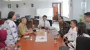 Suasana audensi jajaran SCM/Emtek Group dengan Kementerian Keuangan di Gedung Djuanda 1, Jakarta, Selasa (1/10/2019). Pertemuan tersebut membahas kerja sama di bidang sektor media. (Liputan6.com/Faizal Fanani)