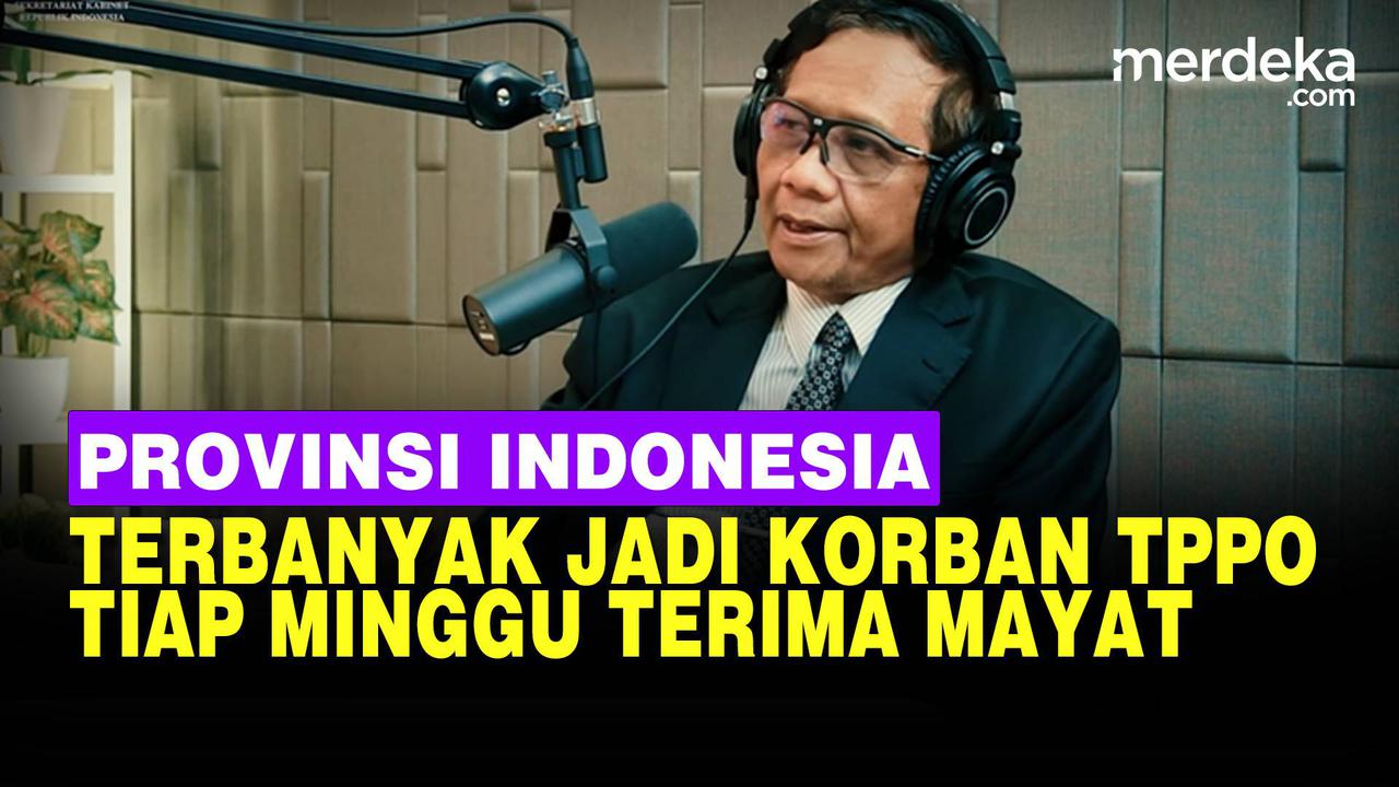 VIDEO: Mahfud Sebut Warga NTT Terbanyak jadi Korban Perdagangan Orang