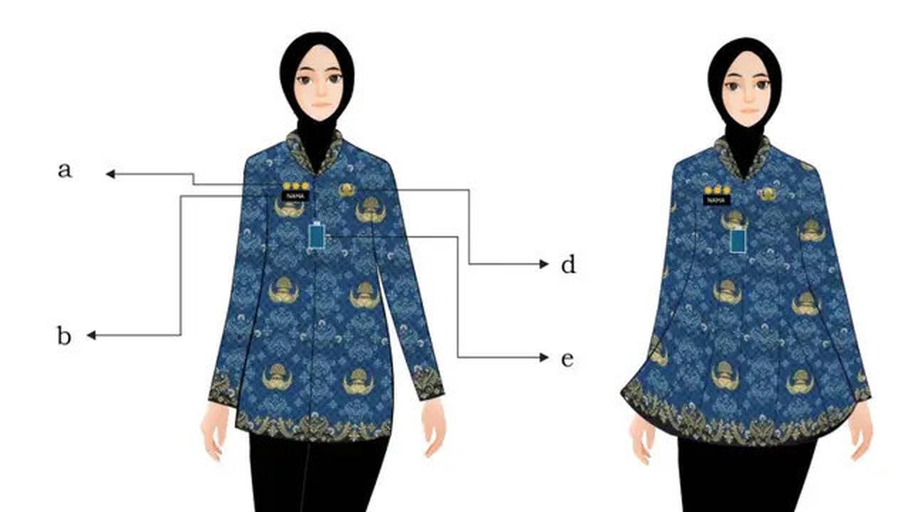 7 Model Baju Dinas PNS Wanita Berjilbab yang Stylish dan Nyaman