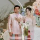 Asnawi Mangkualam saat Tunangan bersama Yuriska Patricia. [@asnawi_bhr]