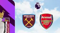 Liga Inggris - West Ham United Vs Arsenal (Bola.com/Adreanus Titus)