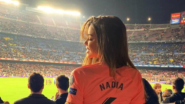 Nadia Aviles Garcia merupakan kekasih gelandang Barcelona Denis Suarez