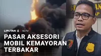 Ledakan terjadi saat kobaran api menghanguskan sejumlah kios aksesori mobil di kompleks Pasar Mobil Kemayoran, Jakarta Pusat. Kebakaran juga melalap puluhan tangki bahan berbahaya dan sebuah kontainer di kawasan terminal peti kemas di Cilincing, Jaka...