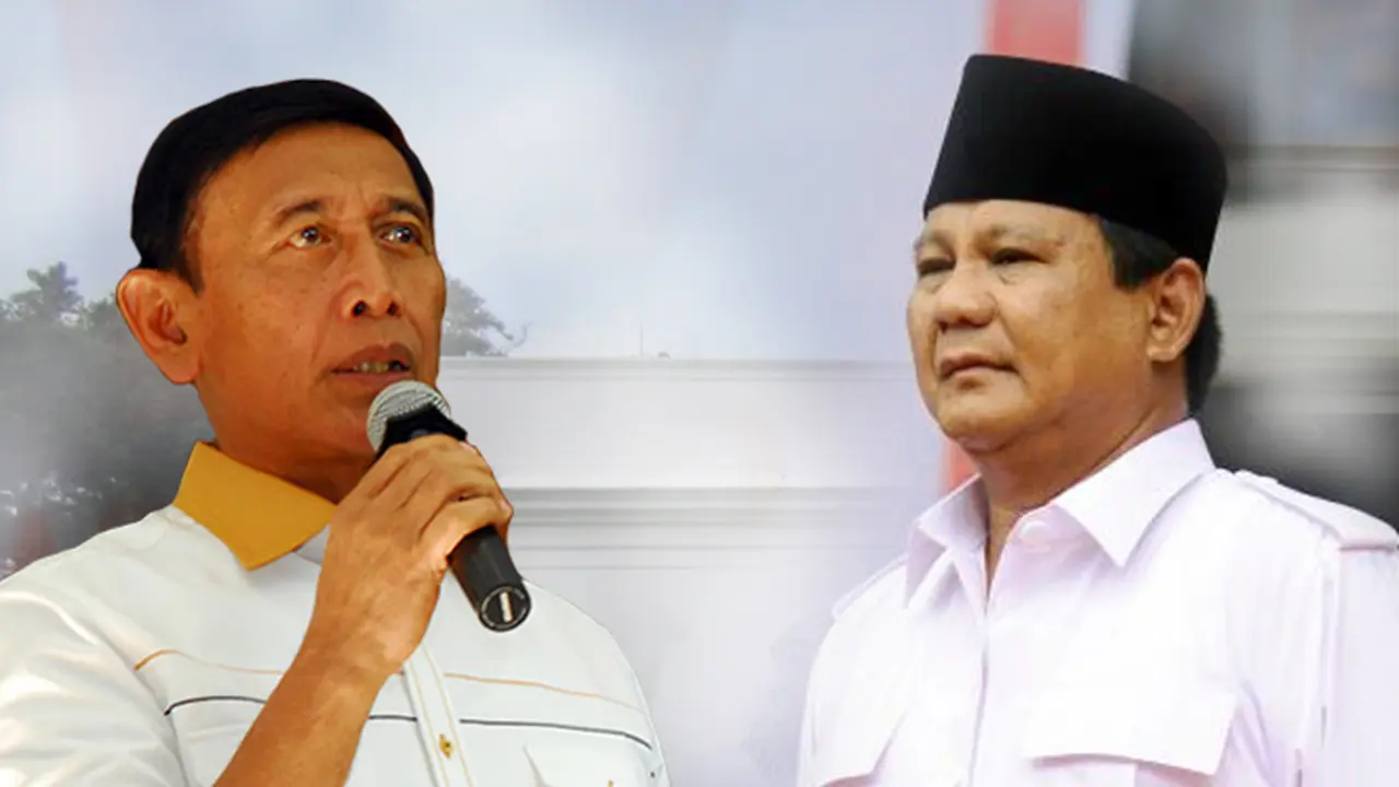 Ilustrasi Prabowo dan Wiranto