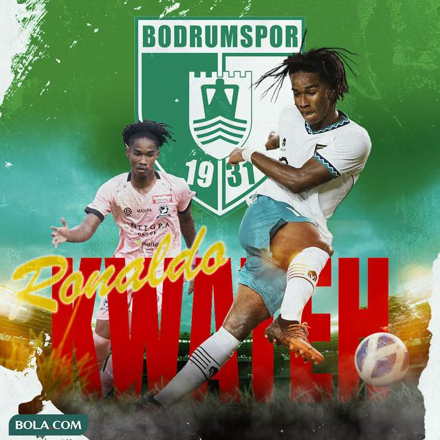 Ilustrasi - Ronaldo Kwateh dan Bodrumspor