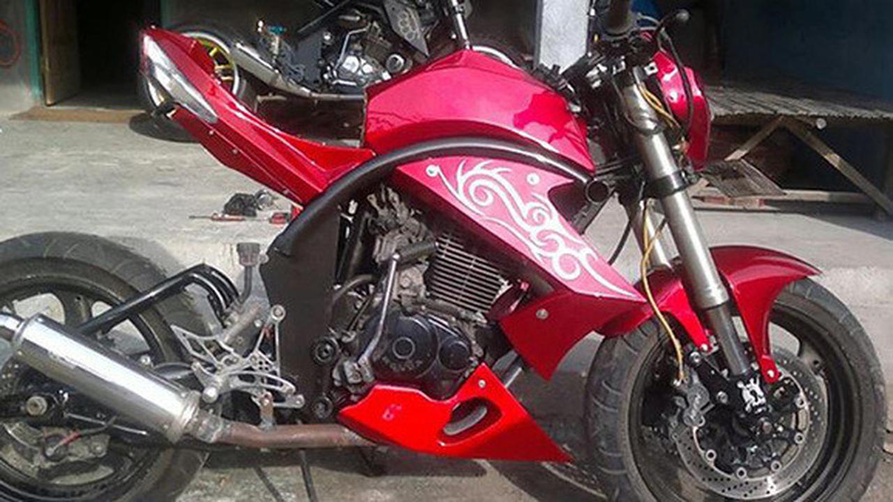 Modifikasi Honda Tiger (Foto: Poe VM)