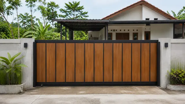 Gerbang Geser Minimalis