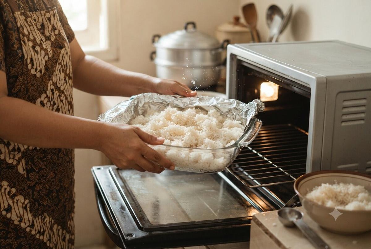 Cara Menghangatkan Nasi Dingin Tanpa Rice Cooker agar Kembali Pulen Seperti Baru Matang