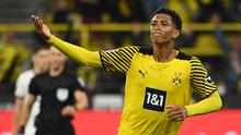 Jude Bellingham merupakan pembelian sekaligus investasi yang tepat bagi Borussia Dortmund. Ia memiliki kontribusi yang tinggi dengan catatan penampilan sebanyak 58 kali dan telah menorehkan 6 gol dan 9 assist. Nilai pasar Bellingham saat ini mecapai sekitar 1,2 triliun rupiah. (AFP/Ina Fassbender)