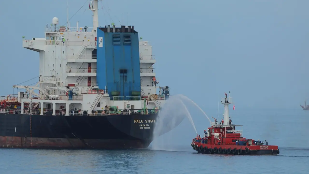 ilustrasi kapal tanker