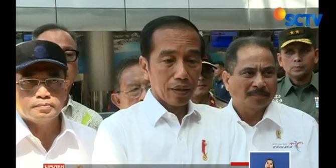 Jokowi Resmikan Terminal Baru Bandara Depati Amir