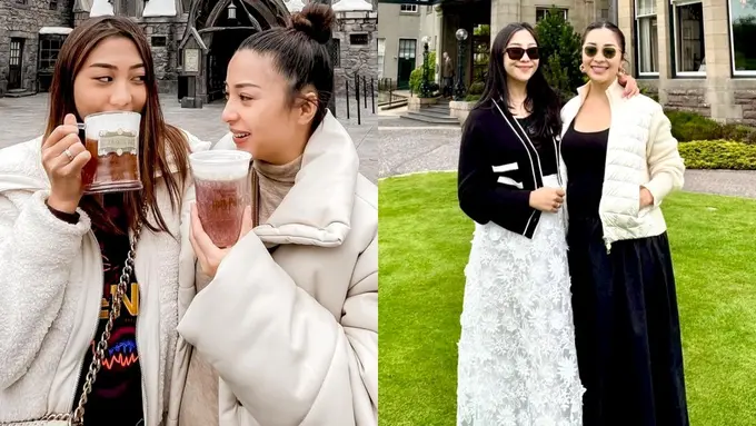 8 Adu Gaya Dua Bumil Nikita Willy dan Winona Willy Saat Babymoon Pertama dan Kedua di Luar Negeri