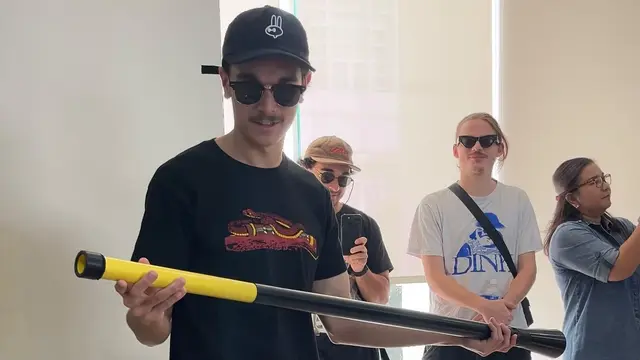 Jake, Geoff, dan Felix, grup trio asal Australia bernama TJAKA. (Liputan6.com/Afradhiya N. R)