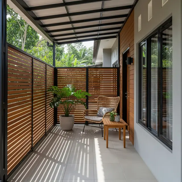 9 Desain Teras Rumah Tetap Kering saat Hujan