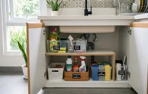 8 Organizer Bawah Wastafel yang Mudah Ditiru agar Penyimpanan Lebih Rapi