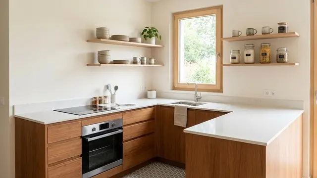 Desain Dapur Minimalis 2x2 untuk Rumah Kecil (AI Generated)