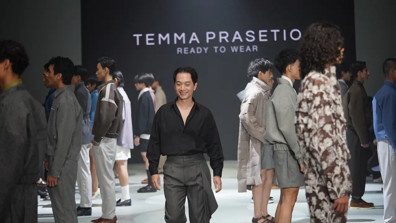 Potret TEMMA PRASETIO READY TO WEAR pada Plaza Indonesia Men's Fashion Week 2025
