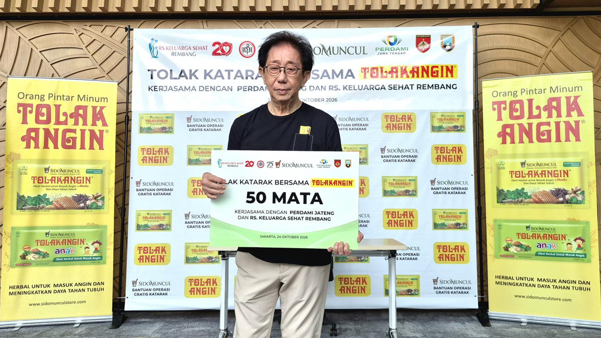 Sido Muncul Gelar Operasi Katarak Gratis untuk 50 Mata di RS Keluarga Sehat Rembang