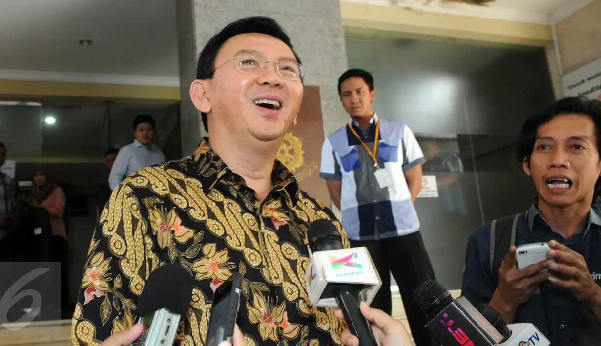 Gubernur DKI Jakarta Basuki T Purnama (Ahok). (Liputan6.com/Helmi Afandi)