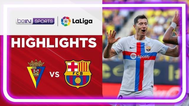 Berita video highlights La Liga, Barcelona kalahkan Cadiz dengan skor 4-0, Sabtu malam (10/9/22)