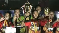 Jawa Tengah berhasil mempertahankan gelar juara Liga Pelajar U-14 usai kalahkan Banten 3-0 di laga final (dok: Kemenpora)