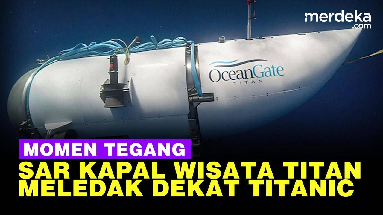 VIDEO: Kapal Selam Wisata Titanic Tersangkut di Bangkai Titanic?