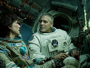 George Clooney dalam film Gravity. (Warner Bros. Pictures via IMDb)
