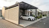 7 Model Carport untuk Rumah Type 36 dengan Dinding Roster, Padukan Fungsi dan Estetika