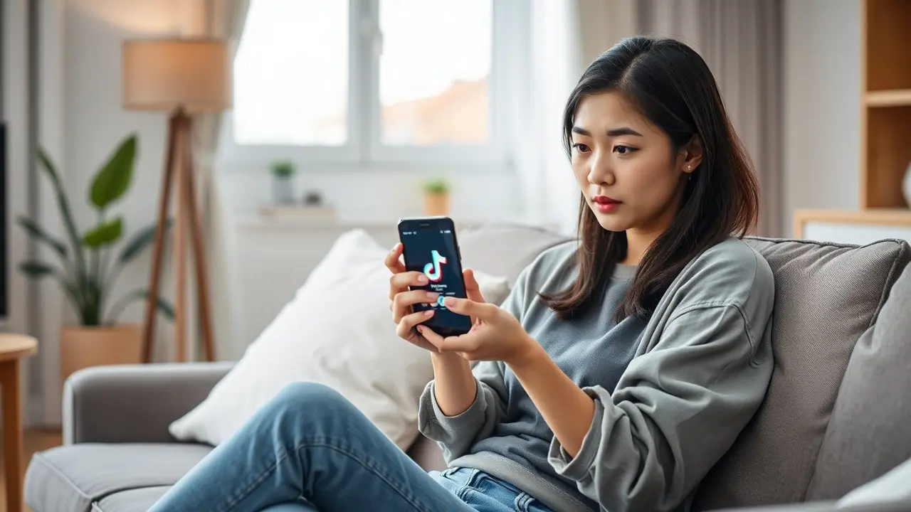 cara blokir tiktok orang