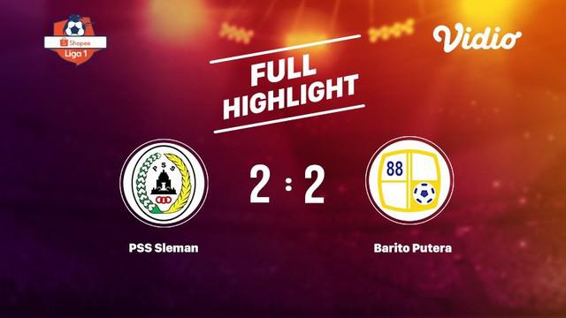 Laga lanjutan Shopee Liga 1,PSS Sleman  vs Barito Putera  berimbang skor2-2
#shopeeliga1 #PSS Sleman #Barito Putera