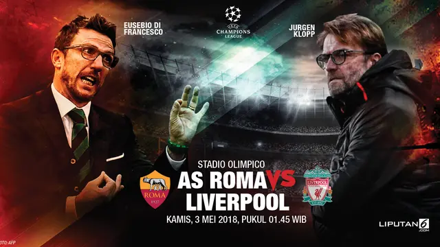 Prediksi Roma Vs Liverpool