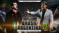 Prediksi Brasil vs Argentina (Liputan6.com/Yoshiro)