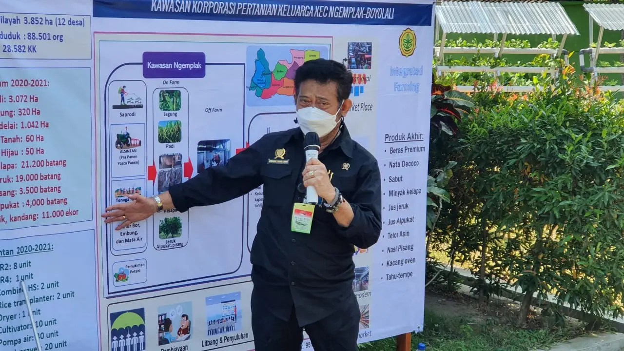 Pastikan Berjalan Optimal, Mentan SYL Kunjungi Integrated Farming dan RMU di Jateng