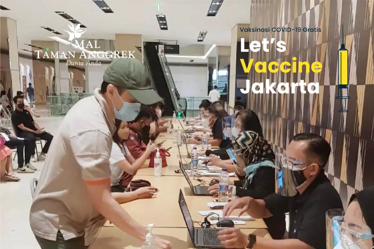Dibuka setiap hari Kamis sampai dengan Sabtu, Mal Taman Anggrek sediakan Vaksinasi Covid-19 booster dan vaksin anak untuk puublik.