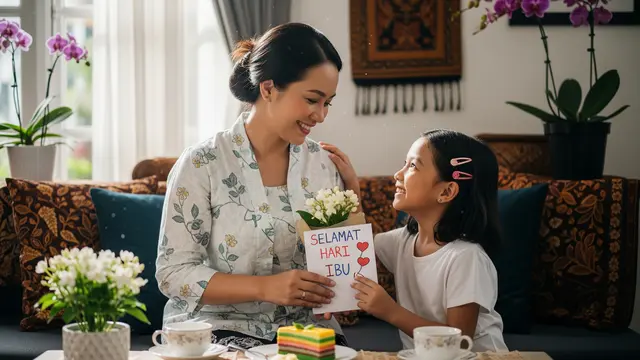 Ilustrasi Hari Ibu.