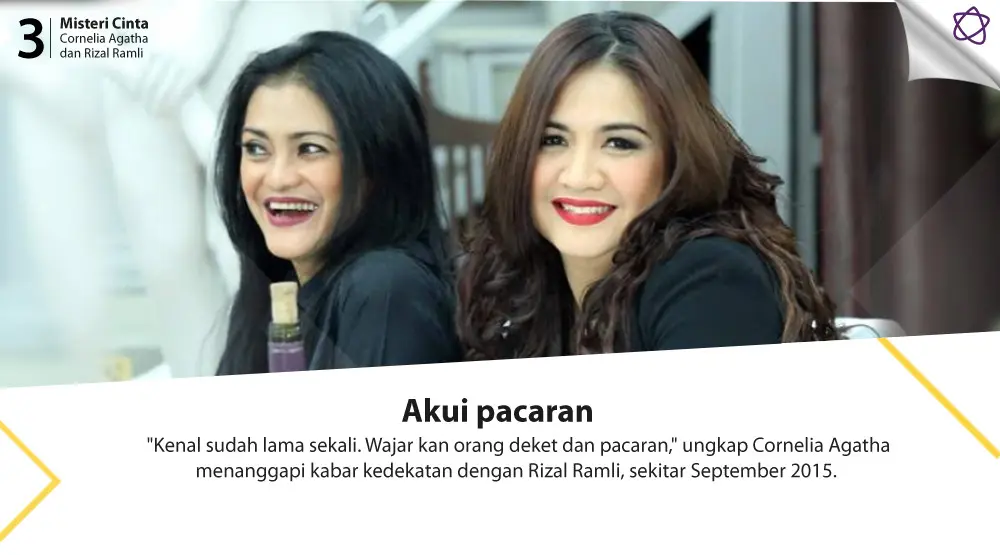 Misteri Cinta Cornelia Agatha dan Rizal Ramli. (Foto: Nurwahyunan, Desain: Nurman Abdul Hakim/Bintang.com)