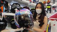JPX Helmet Tawarkan Helm Baru Nova X di GIIAS 2022 (Arief A/Liputan6.com)