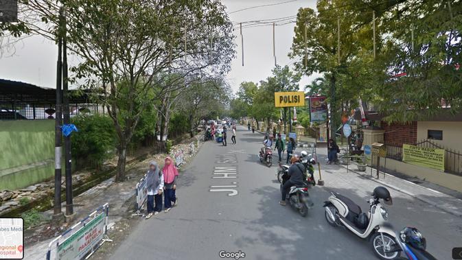 Jl. HM Said - Sekitar Mapolrestabes Medan  (2). Kredit: Google Maps