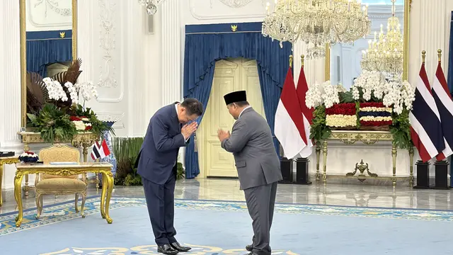 Prabowo Sambut Kunjungan Resmi PM Thailand di Istana
