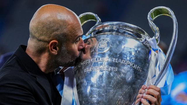 Selebrasi Manchester City Juara Liga Champions