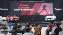 President Director PT MMKSI, Atsushi Kurita, mengatakan Mitsubishi Motors terus beradaptasi dengan kebutuhan masyarakat Indonesia melalui inovasi produk dan teknologi yang semakin beragam. (KLY/ Budy Santoso)