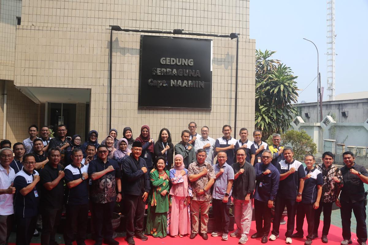 JICT abadikan nama Capt. Naamin. (istimewa).