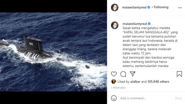Pilunya 6 Ucapan Belasungkawa Para Artis Atas Peristiwa Tenggelamnya Kri Nanggala 402 Showbiz Liputan6 Com