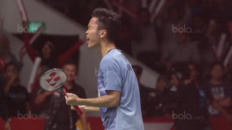 Anthony Ginting, Daihatsu Indonesia Master 2018, Bola.com