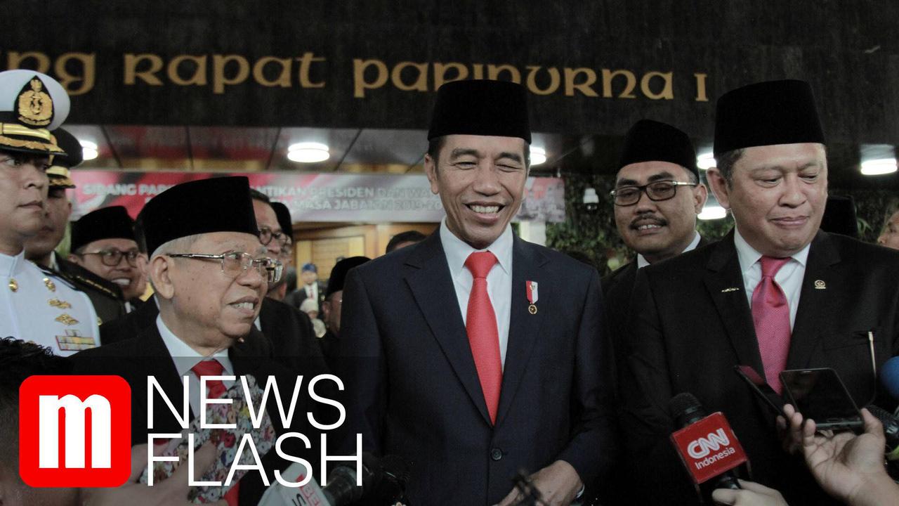 VIDEO: Usai Dilantik, Jokowi Ajak Semua Pihak Kembali Bekerja